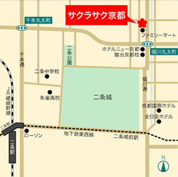 サクラサク京都　アクセスマップ